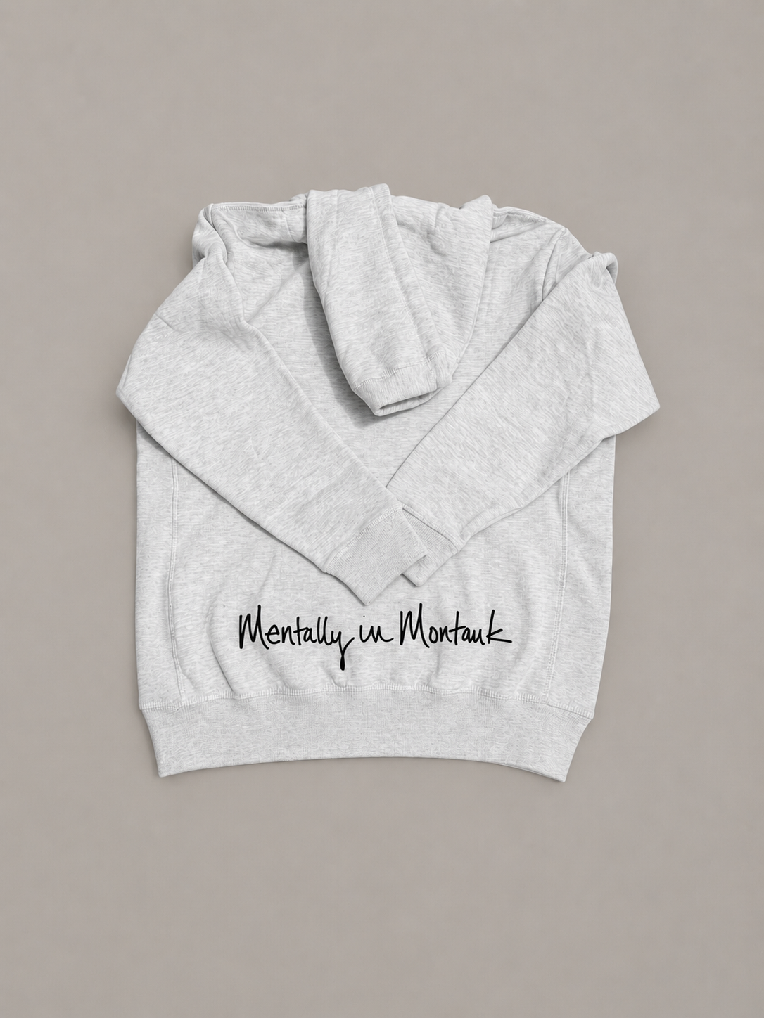 Mentally in Montauk Hoodie – Heather Gray