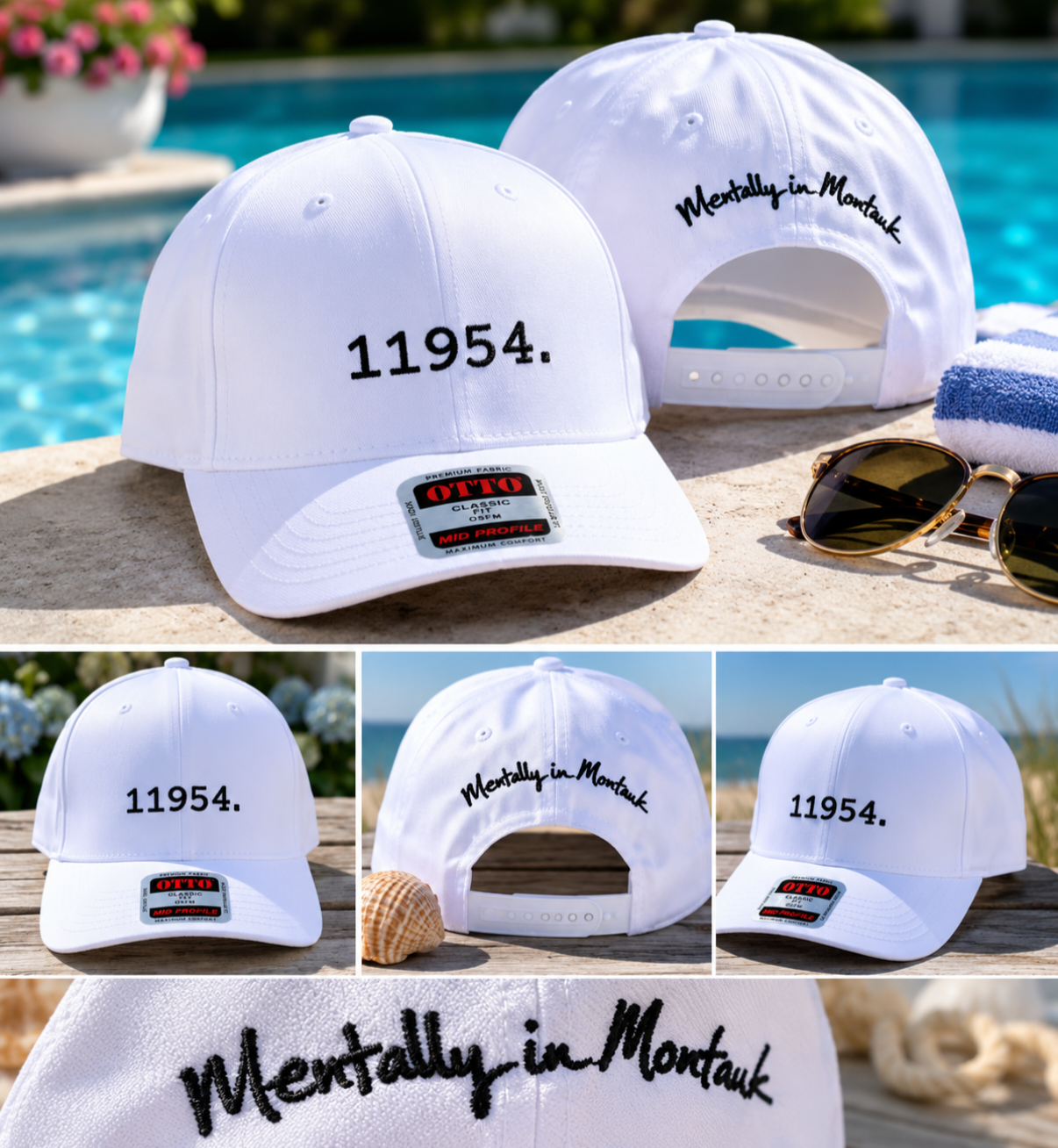 Mentally in Montauk Zip Code Hat
