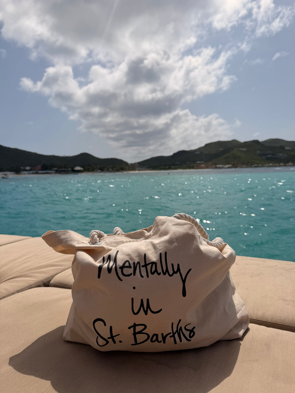 Mentally in St. Barths Canvas Tote